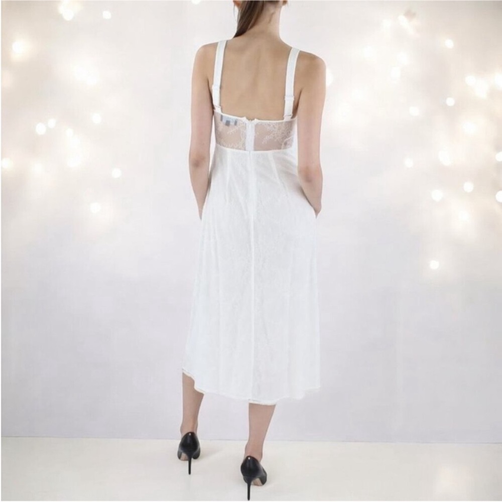Danielle Bernstein Womens Lace Sheer Midi Dress - Picture 15 of 16